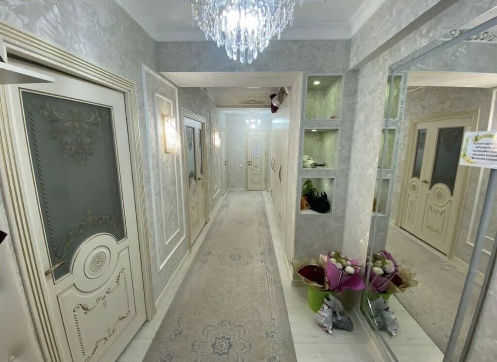 3 комнаты, 95 м², Кок-Жар мкр 1 этаж, Дизайнерский ремонт: фото 8