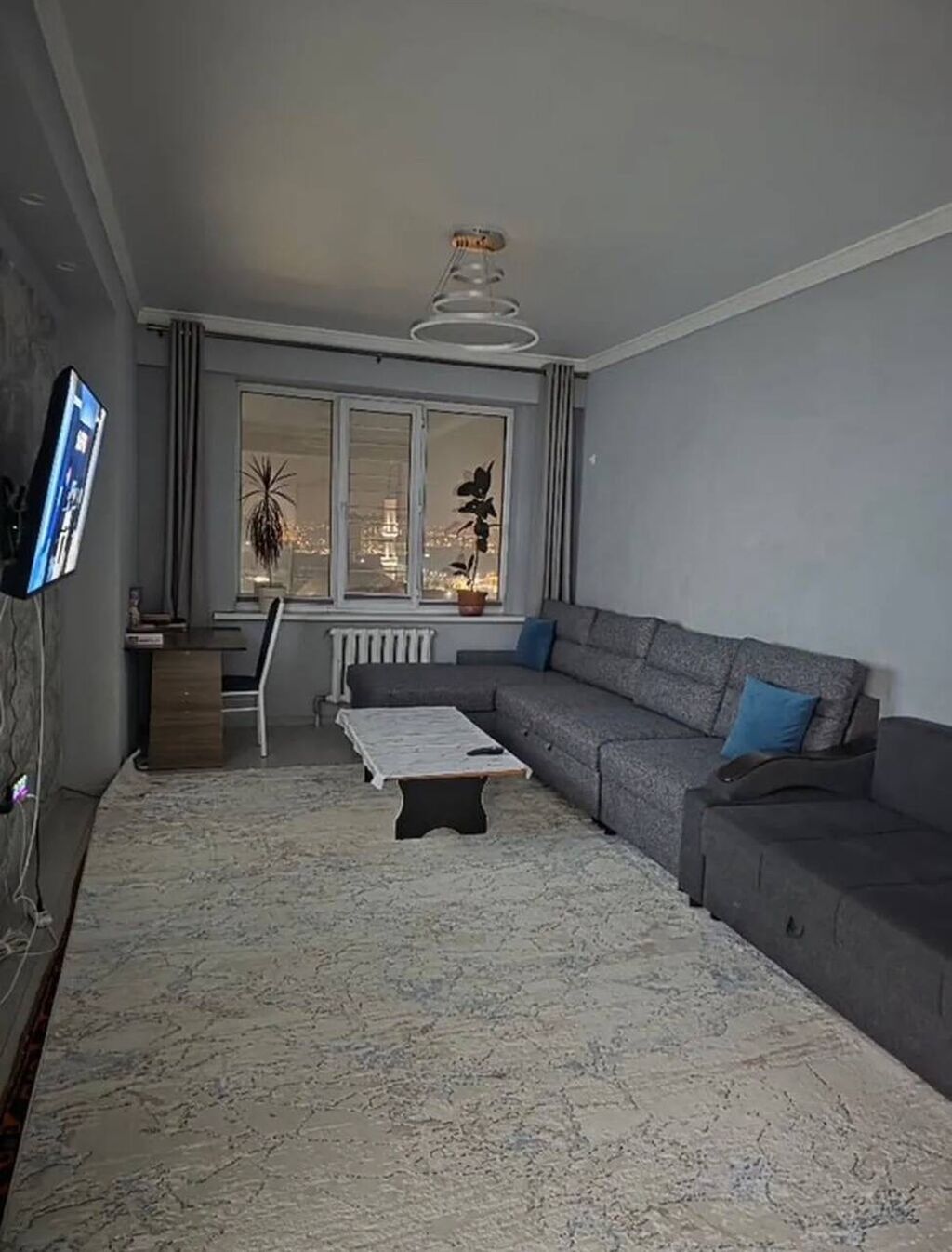 2 комнаты, 52 м², Джал мкр (в т.ч. Верхний, Нижний, Средний) Элитка, 13 этаж, Евроремонт: фото 5