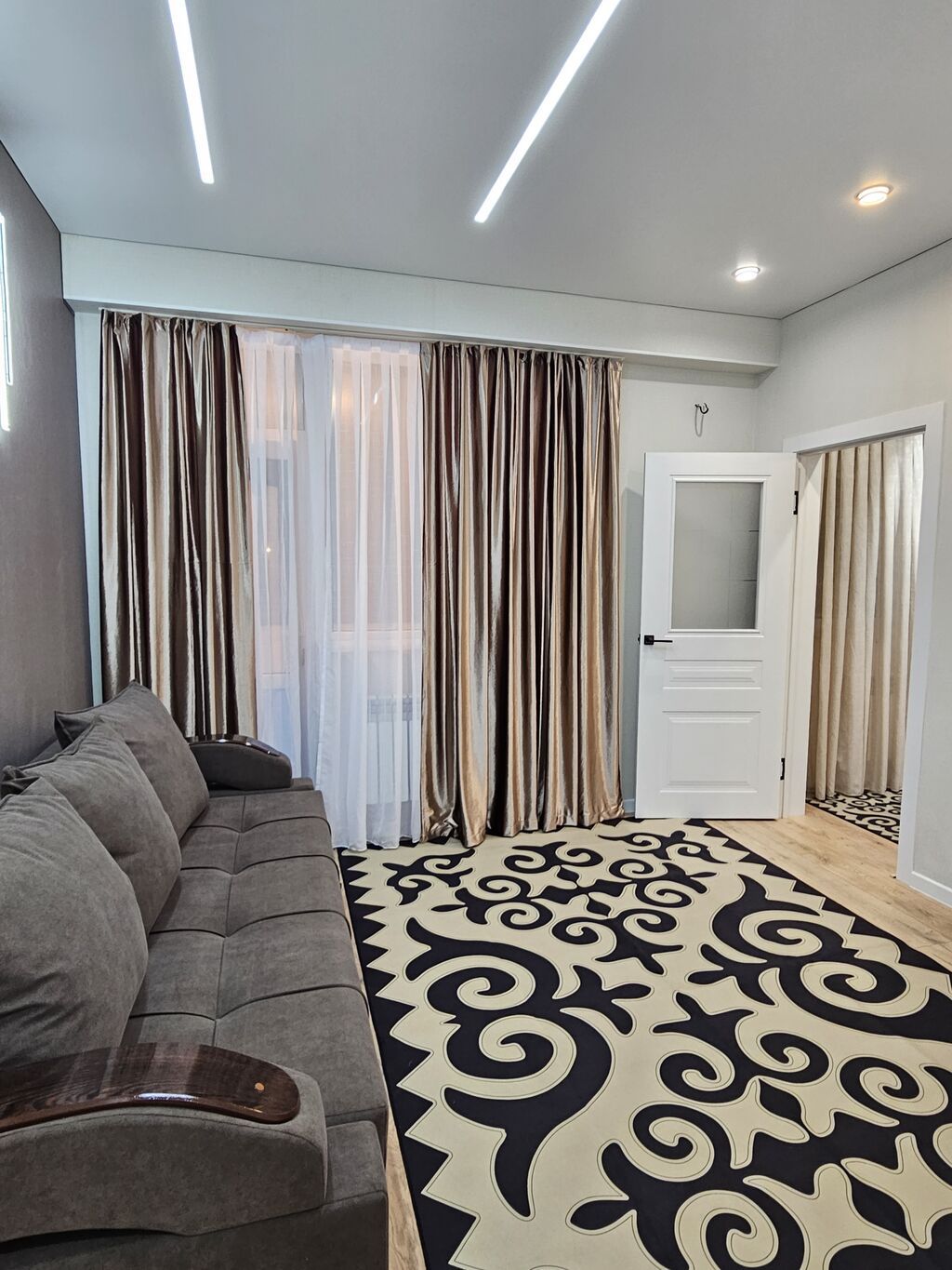 1 комната, 30 м², Таатан ТЦ 2 этаж, Дизайнерский ремонт: фото 4