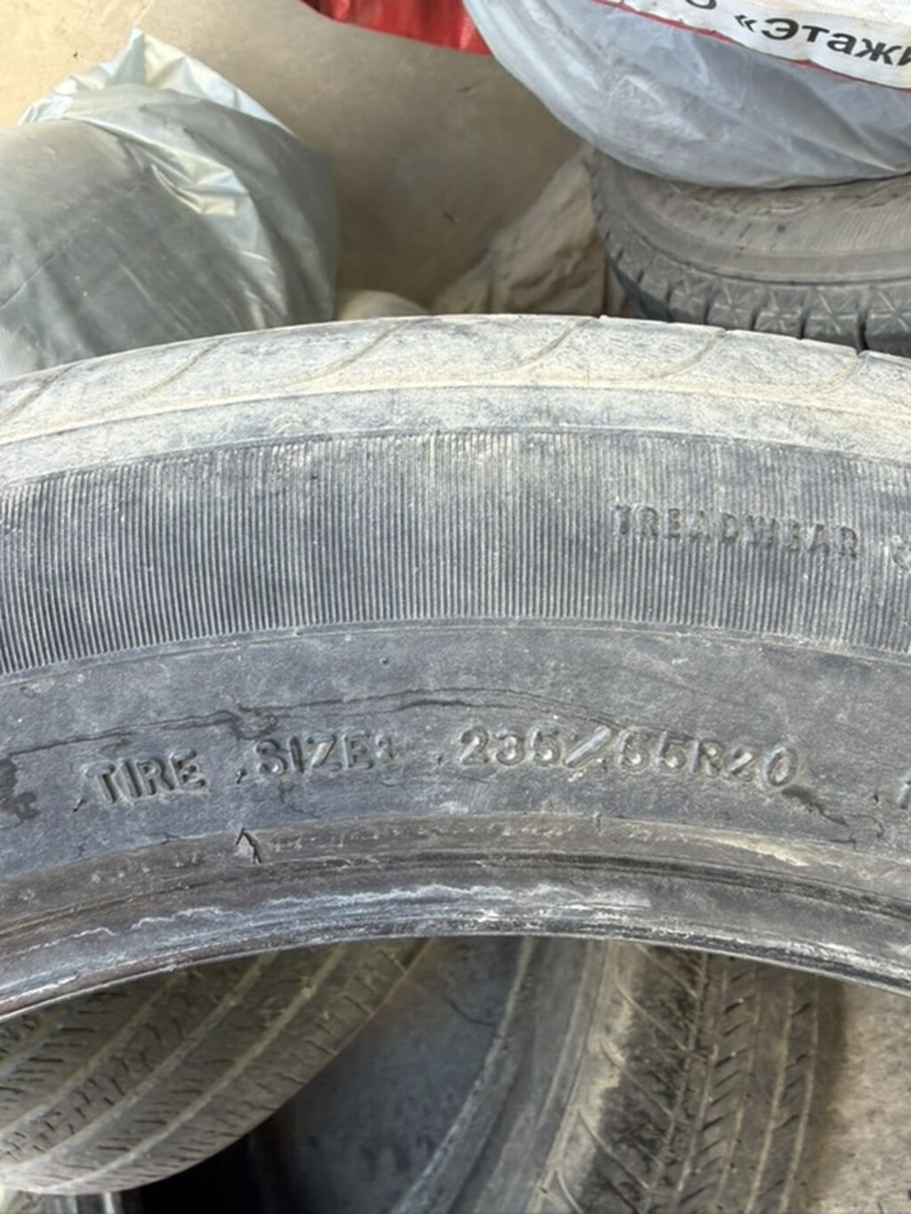 Шины 235 / 55 / R 20, Лето, Б/у, Комплект, Внедорожные (АТ/МТ), Германия, GoodYear: фото 2