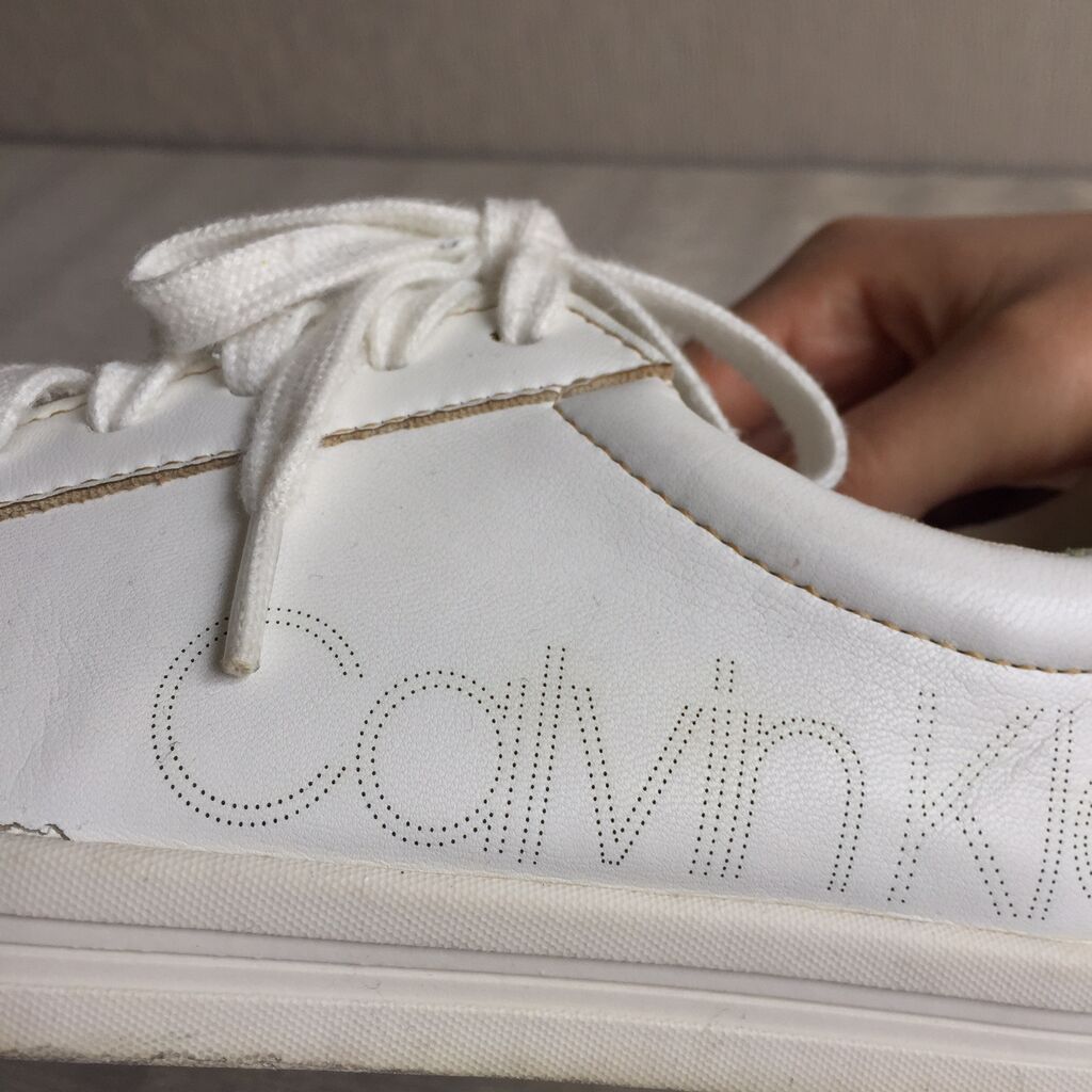 Кроссовки, 38, Calvin Klein, Б/у, цвет - Белый, Самовывоз, Платная доставка: фото 7