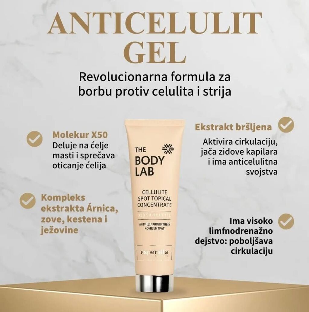 Nega kože: Anticelulit gel – The Body Lab Cellulite Spot Topical Concentrate