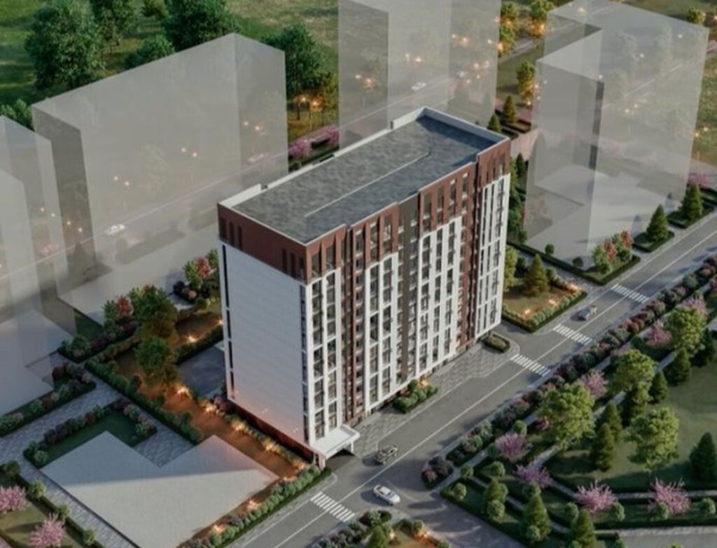 2 комнаты, 59 м², Верхний Джал Элитка, 6 этаж, ПСО (под самоотделку): фото 2