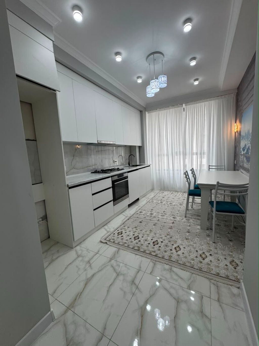 2 комнаты, 73 м², Асанбай мкр Элитка, 11 этаж, Евроремонт: фото 6