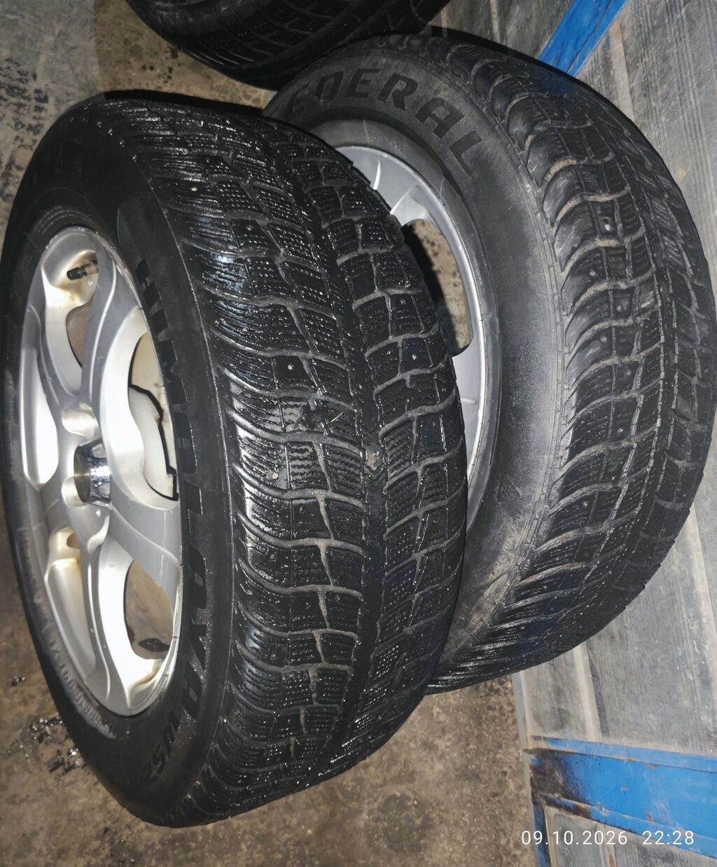 Колеса в сборе 215 / 60 / R 16, Всесезонная, Б/у, Комплект, Легковые, Литые, отверстий - 5: фото 7