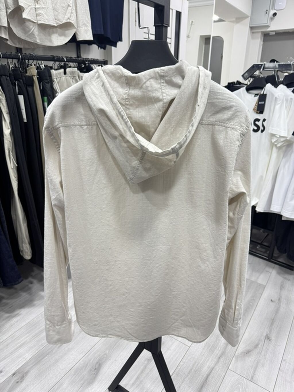 Мужская рубашка, S, M, L, Loro Piana, Новый, цвет - Бежевый, Самовывоз: фото 2