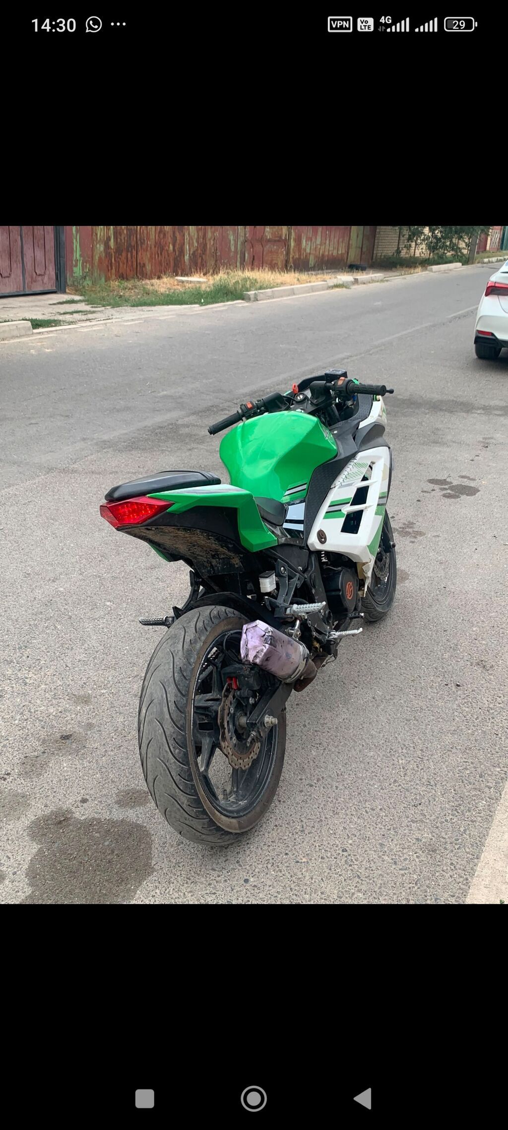Спортбайк Kawasaki, 250 куб. см, Бензин, Взрослый, Б/у: фото 3