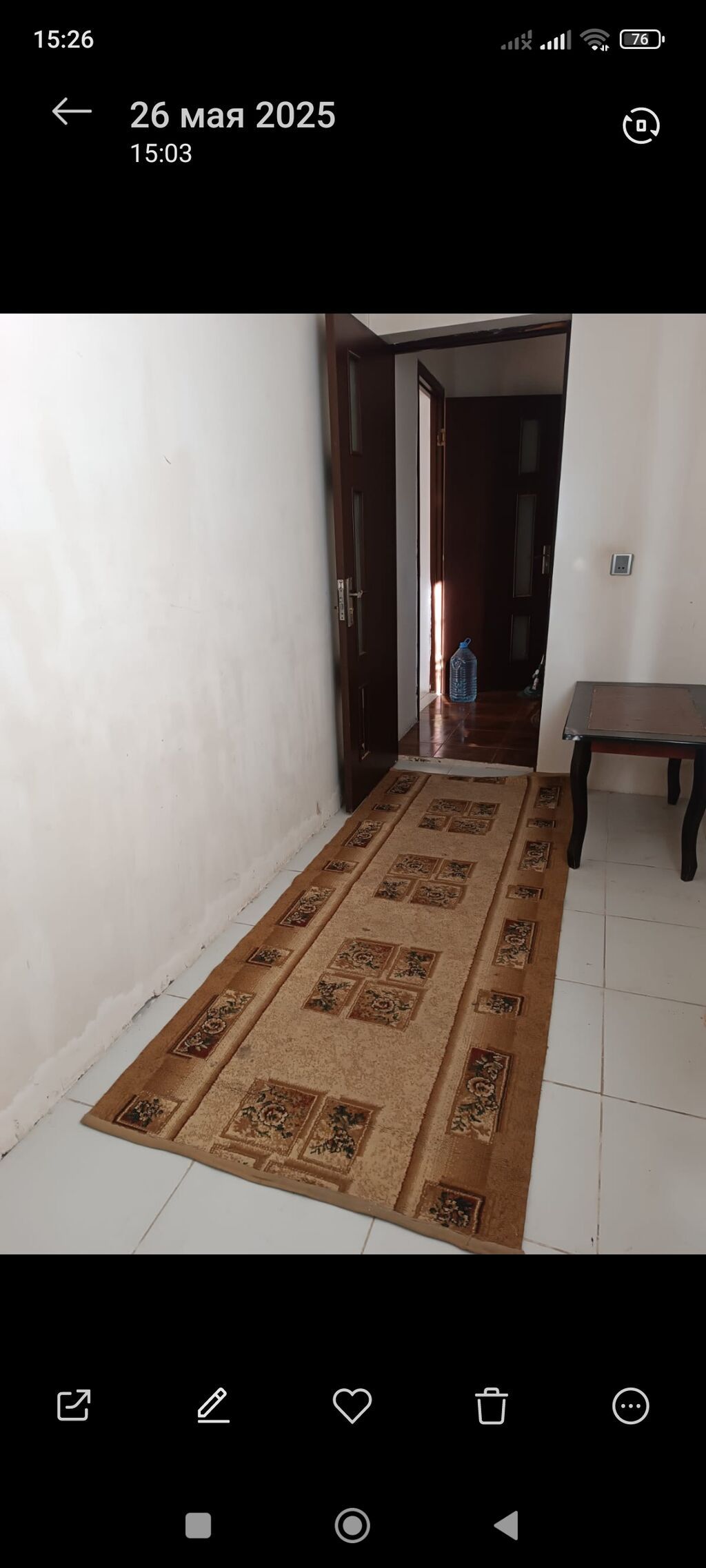 52 kv. m, 2 otaqlı, Artezian quyusu, İnternet, Qaz