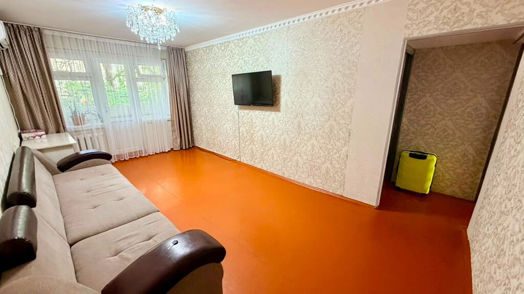 3 комнаты, 58 м², Центральная мечеть 104 серия, 1 этаж, Косметический ремонт: фото 3