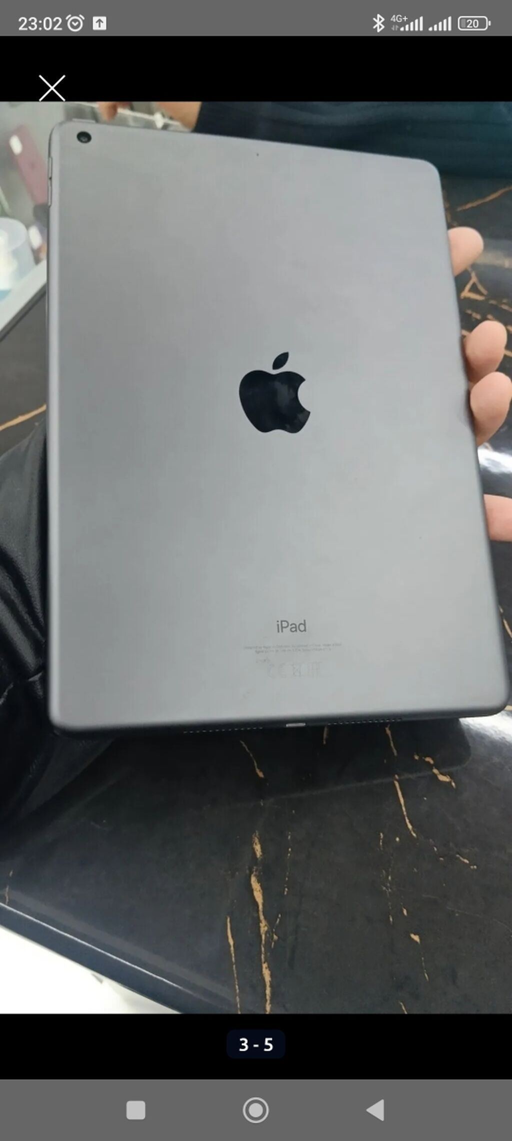 Планшет, Apple, память 64 ГБ, 10" - 11", Wi-Fi, Б/у, Классический цвет - Серый: фото 3