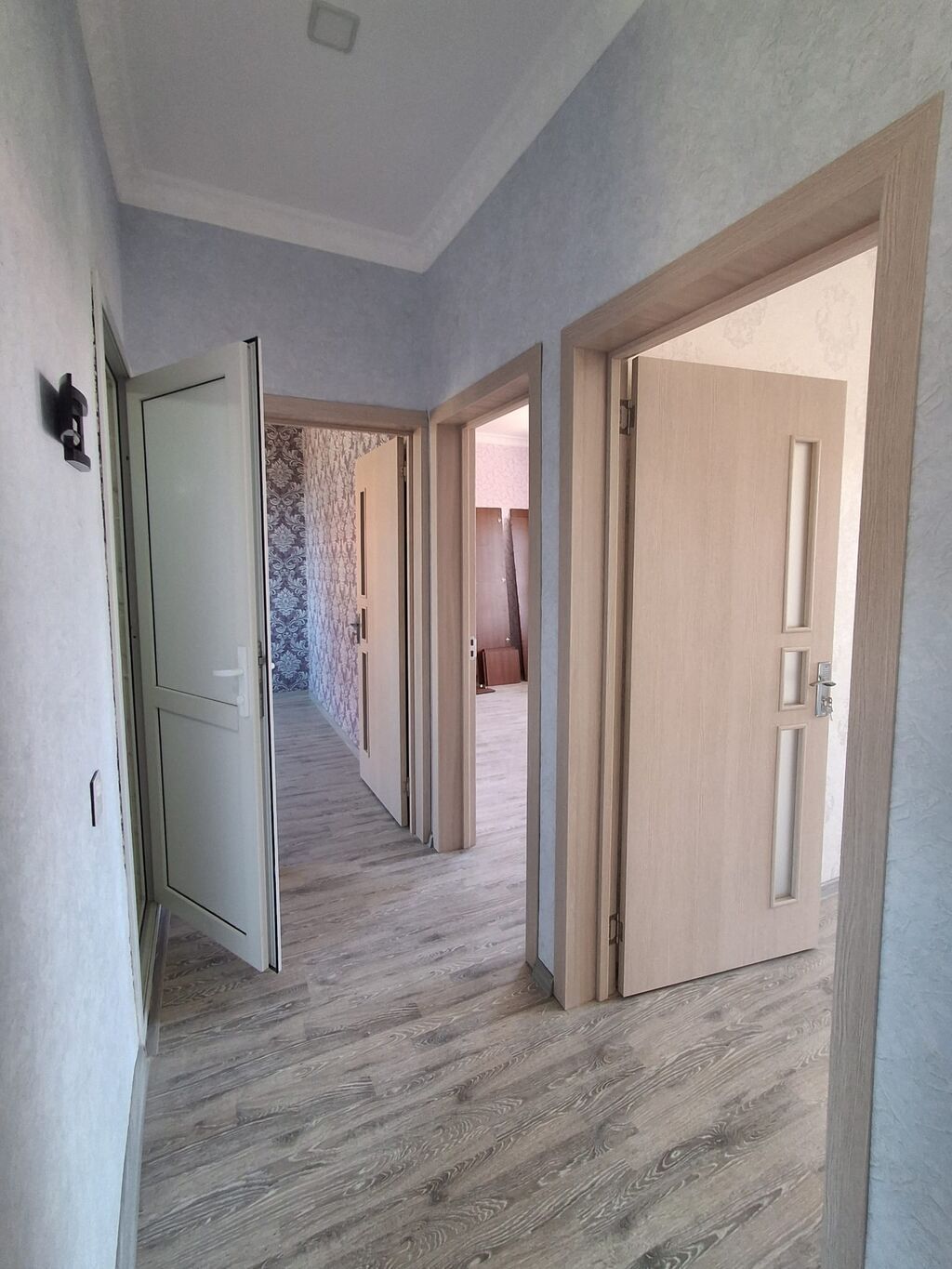 4 otaqlı, 100 kv. m, Yeni təmirli