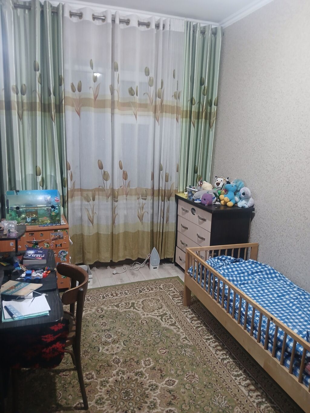 3 комнаты, 65 м², Аламедин-1 мкр 105 серия, 4 этаж, Свежий ремонт: фото 3