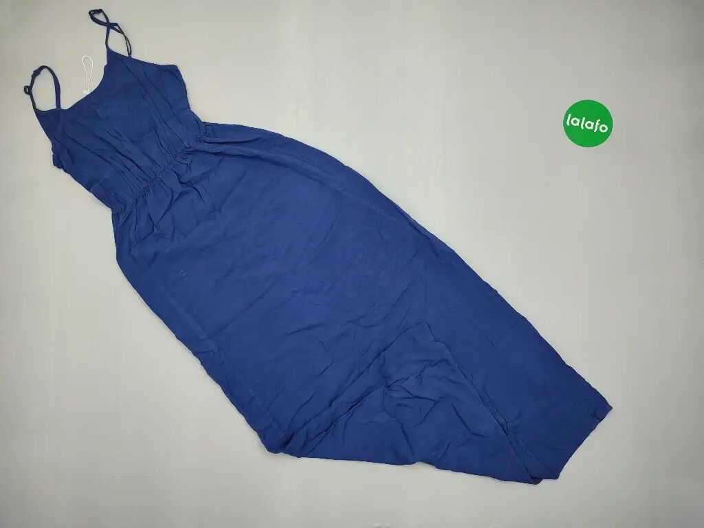 Sukienki letnie: Sarafan XS (EU 34), stan - Dobry, wzór - Jednolity kolor, kolor - Niebieski — 1