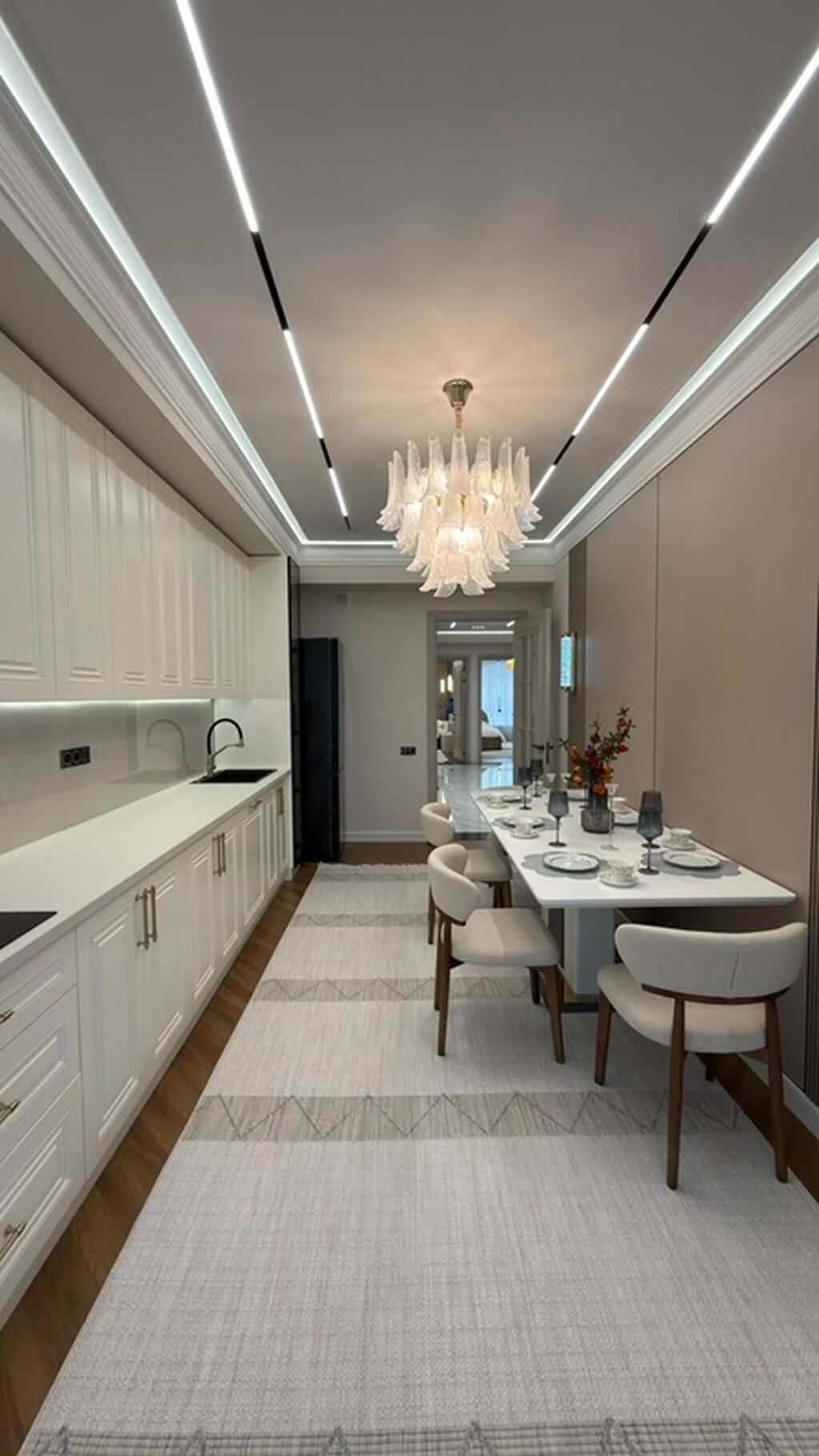 3 комнаты, 116 м², Асанбай мкр Элитка, 14 этаж, Дизайнерский ремонт: фото 5