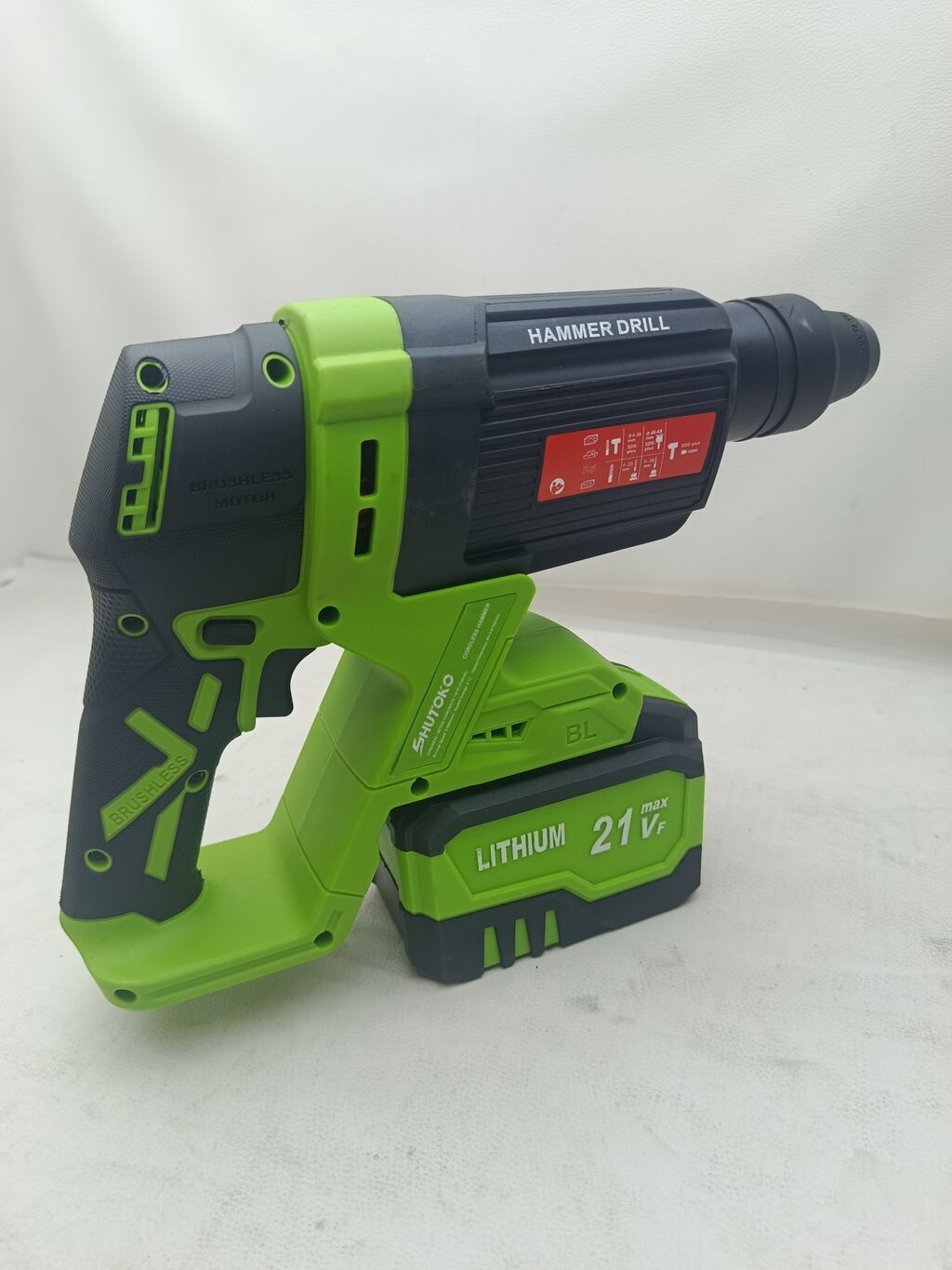 Аккумуляторный перфоратор SHMITOKO Hammer Drill 21V - Питание: фото 3