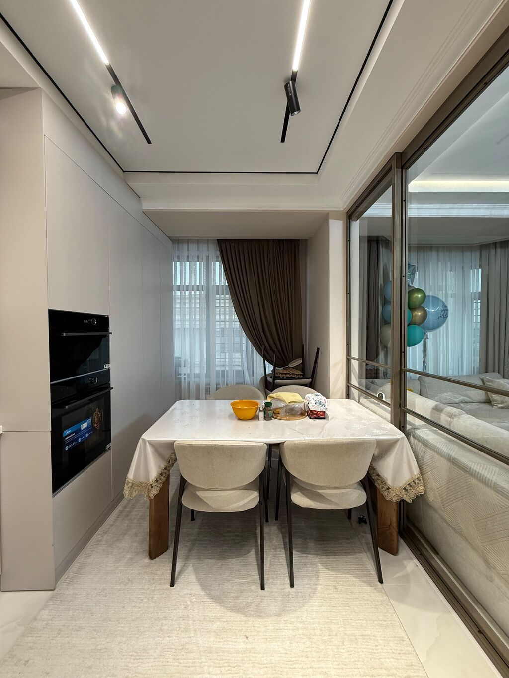 3 комнаты, 122 м², Ак-Кеме Элитка, 11 этаж, Дизайнерский ремонт: фото 3