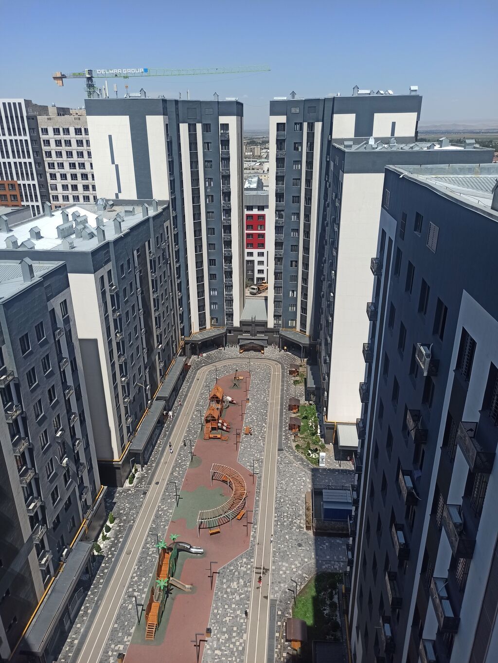 3 комнаты, 92 м², Тунгуч мкр Элитка, 14 этаж, ПСО (под самоотделку): фото 3