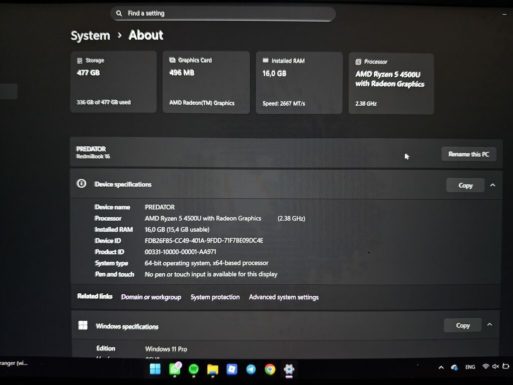 Ультрабук, Б/у, AMD Ryzen 5: фото 7