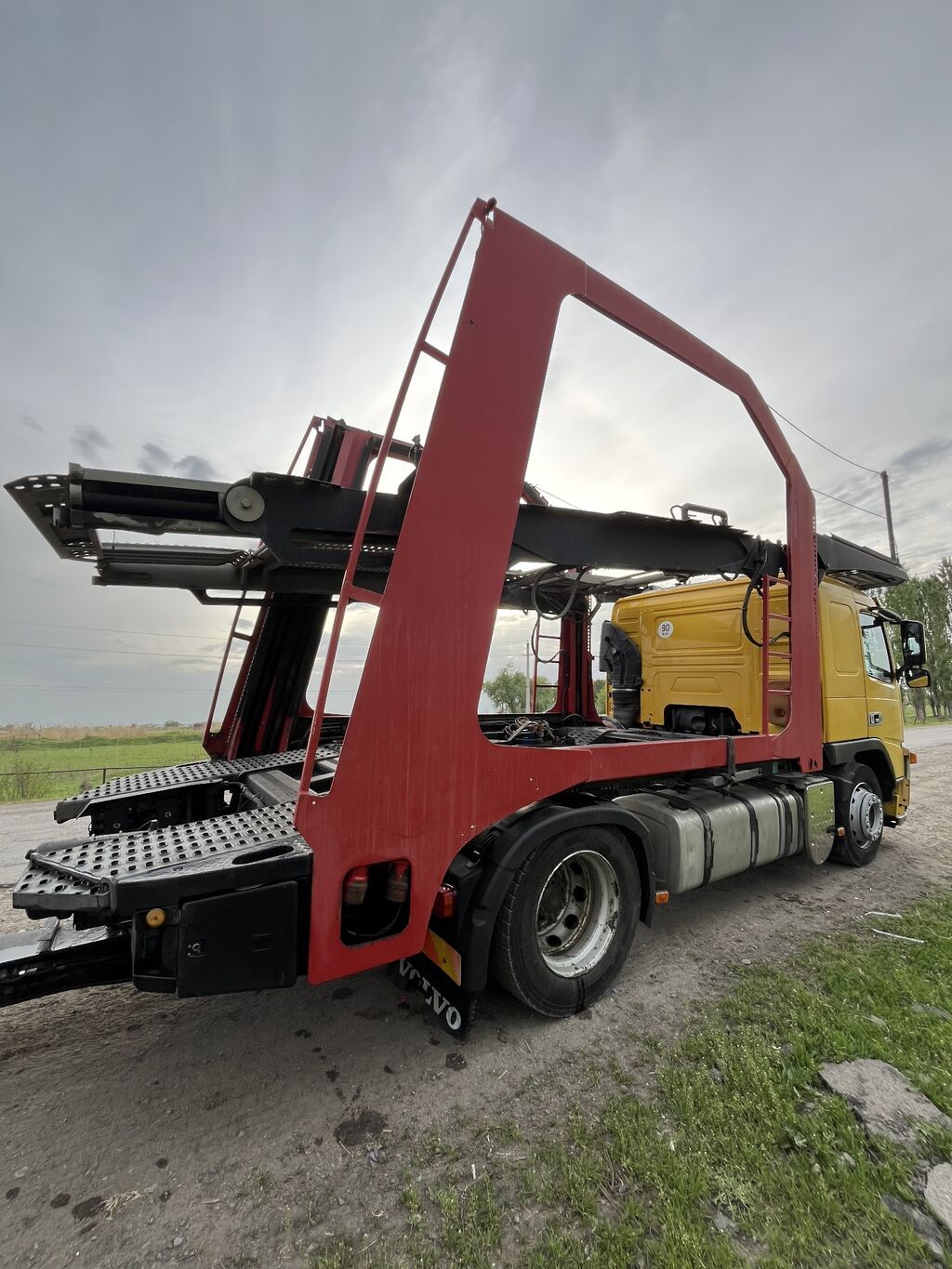 Тягач, Volvo, 2007 г., Сar carrier trailer: фото 8