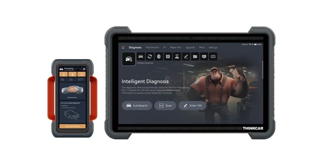 Другое автосервисное оборудование: Диагностический автосканер Thinktool EXPERT 399, J2534, Do-IP