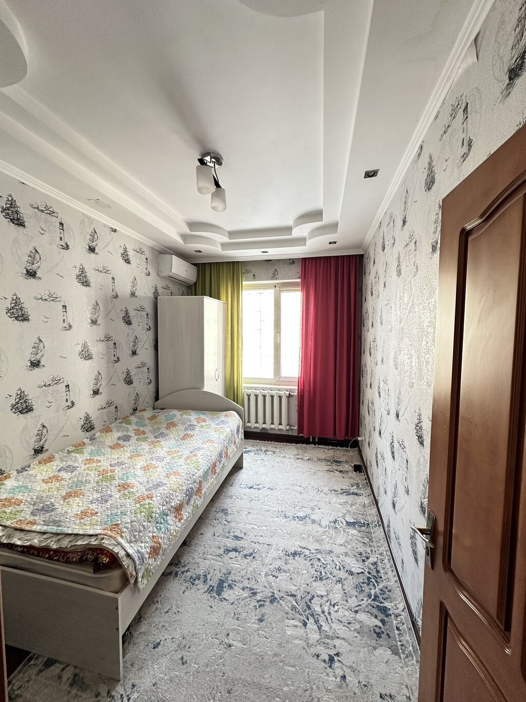3 комнаты, 75 м², 105 серия, 7 этаж, Косметический ремонт: фото 3