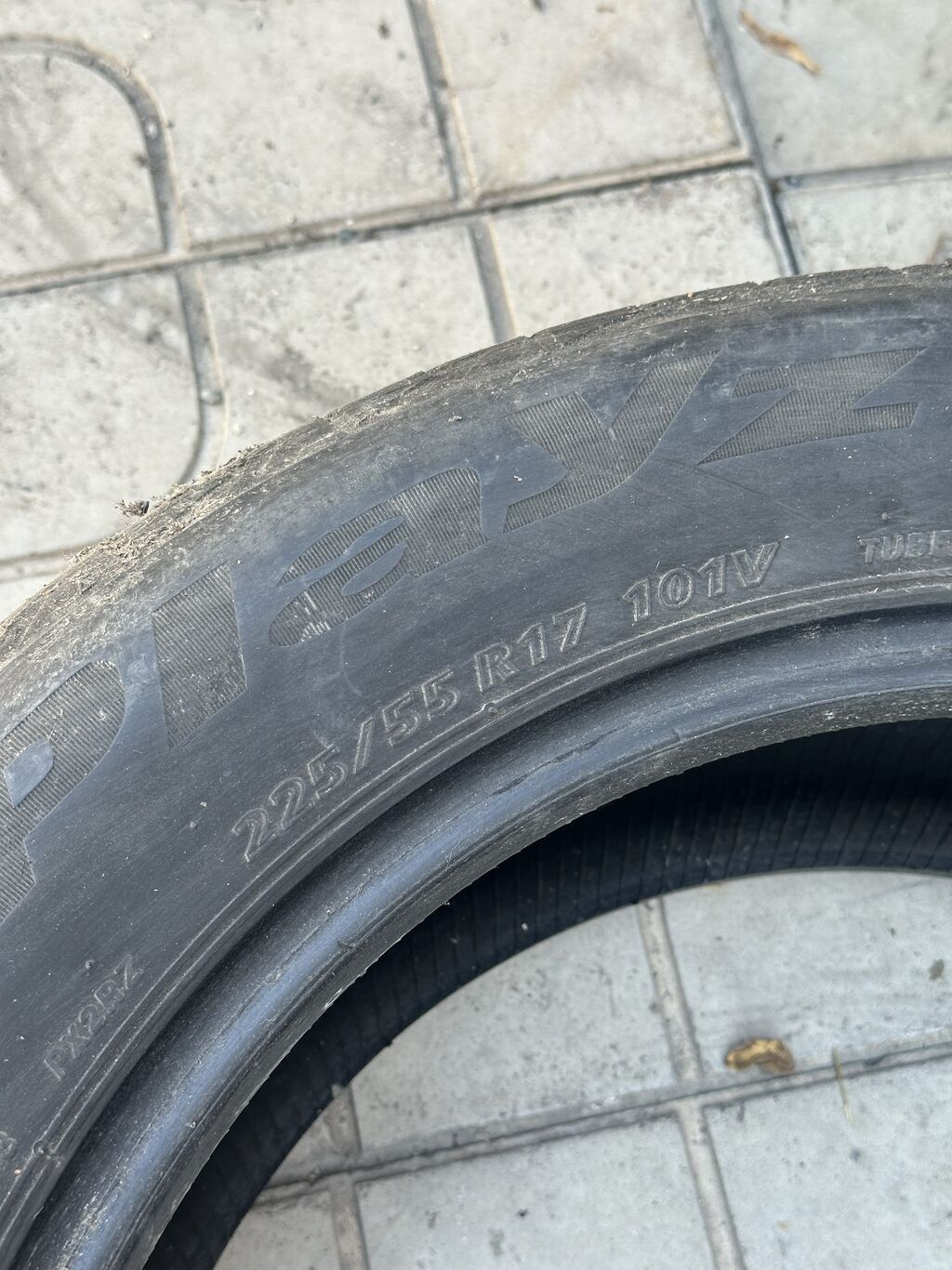 Шины 225 / 55 / R 17, Лето, Б/у, Комплект, Легковые, Корея, Bridgestone: фото 2