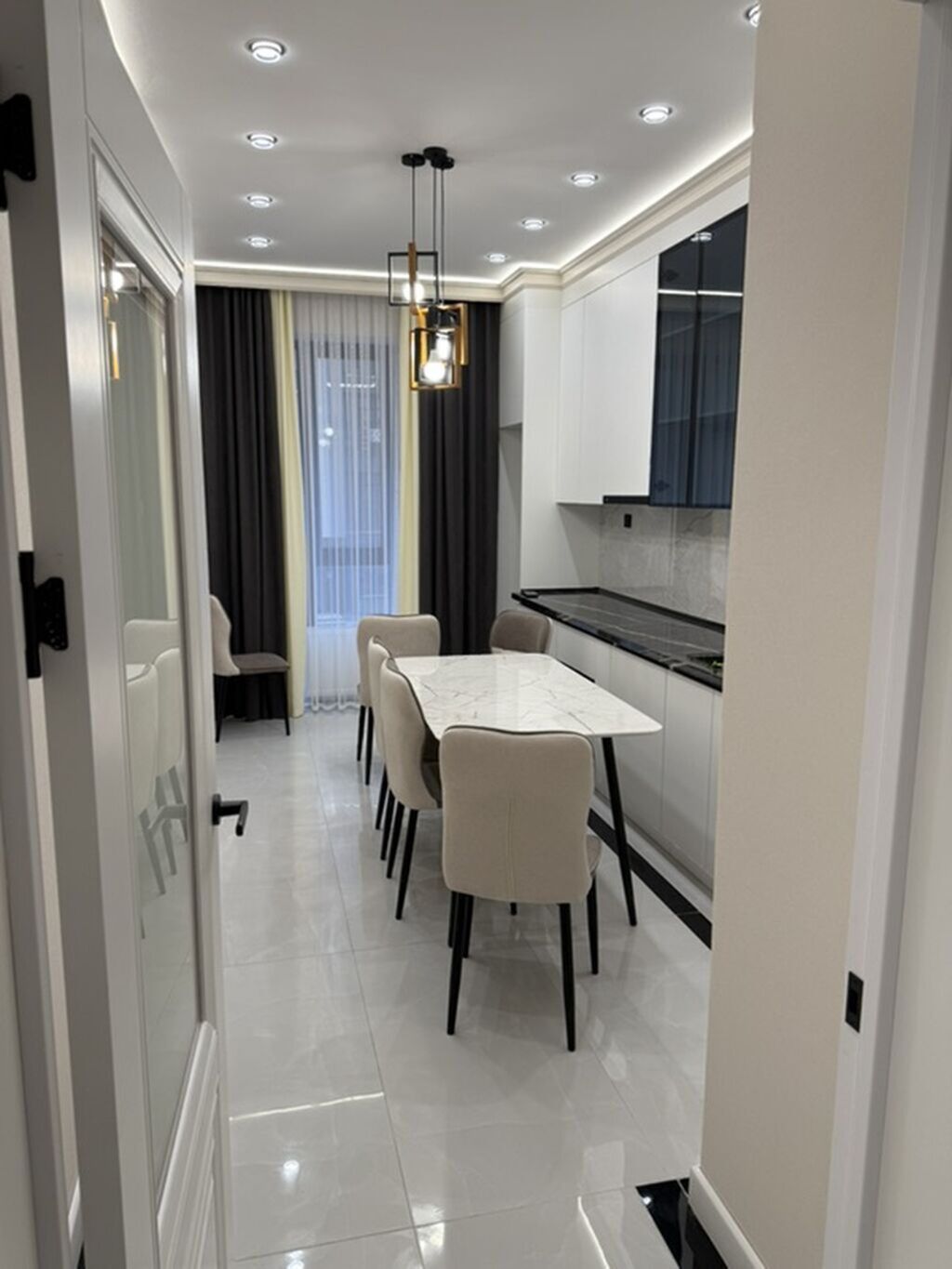 2 комнаты, 77 м², Асанбай мкр Элитка, 2 этаж, Евроремонт: фото 7
