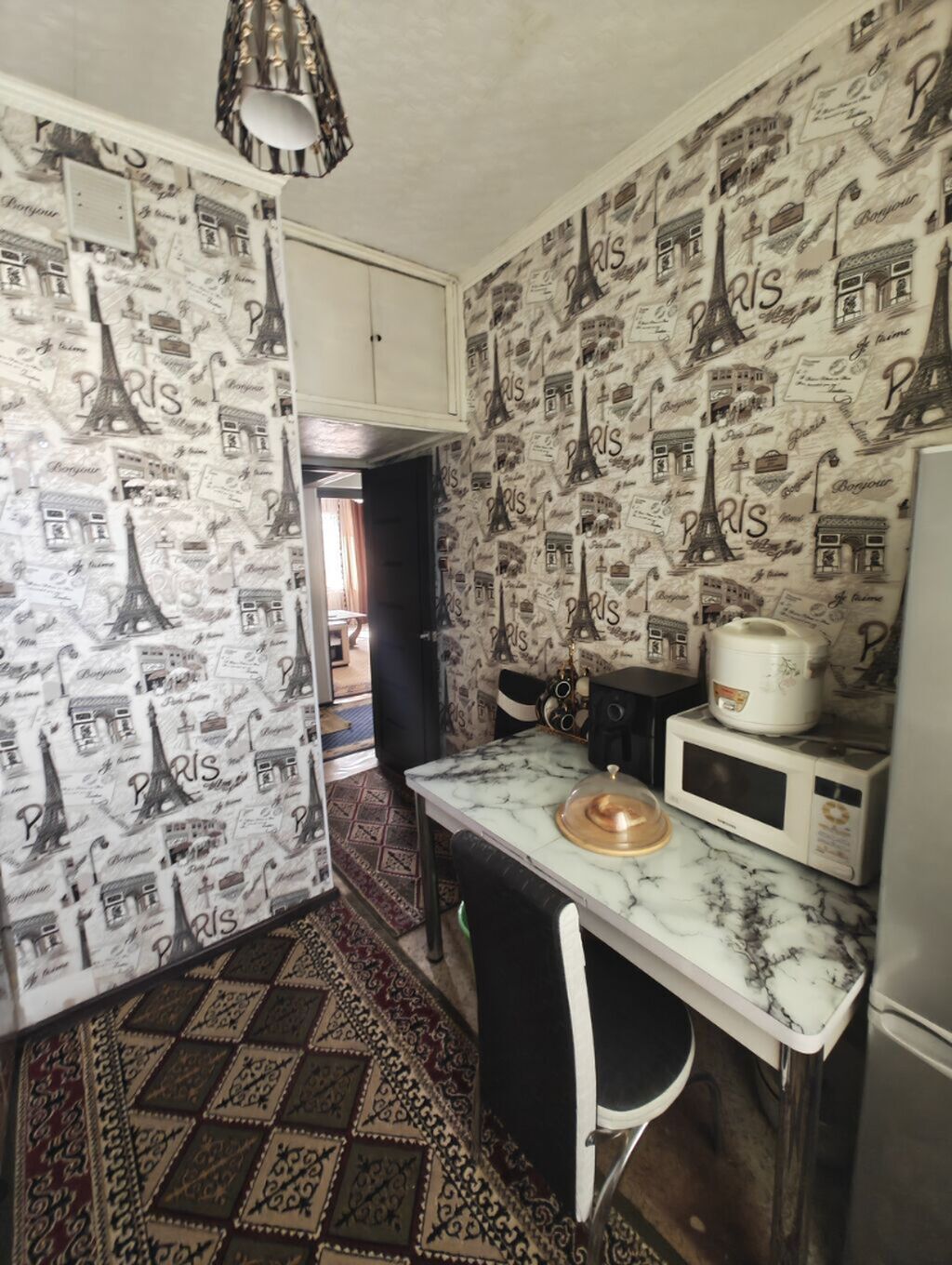 2 комнаты, 50 м², Аламедин-1 мкр 105 серия, 5 этаж, Свежий ремонт: фото 5