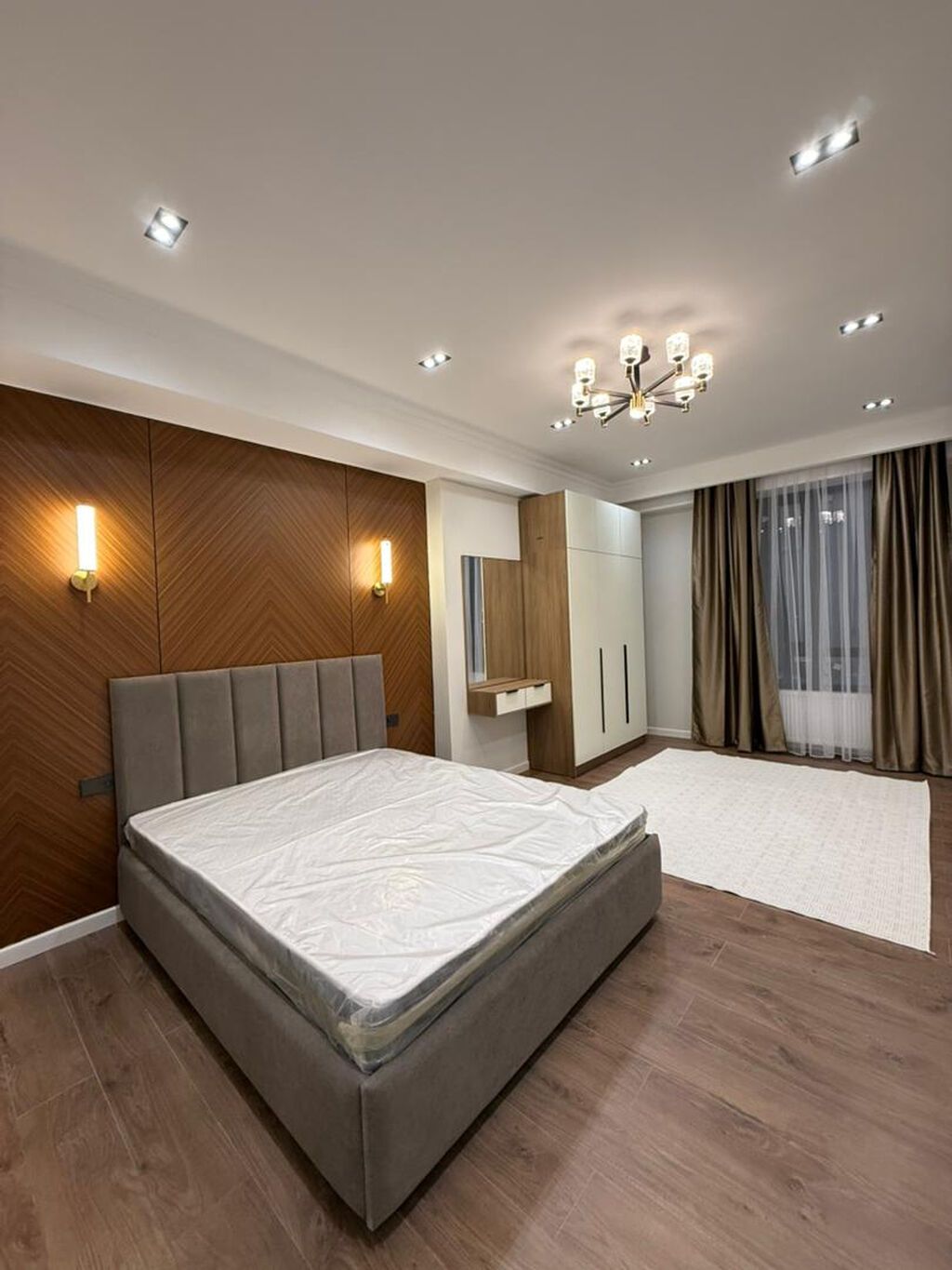 2 комнаты, 68 м², Асанбай мкр Элитка, 12 этаж, Дизайнерский ремонт: фото 2