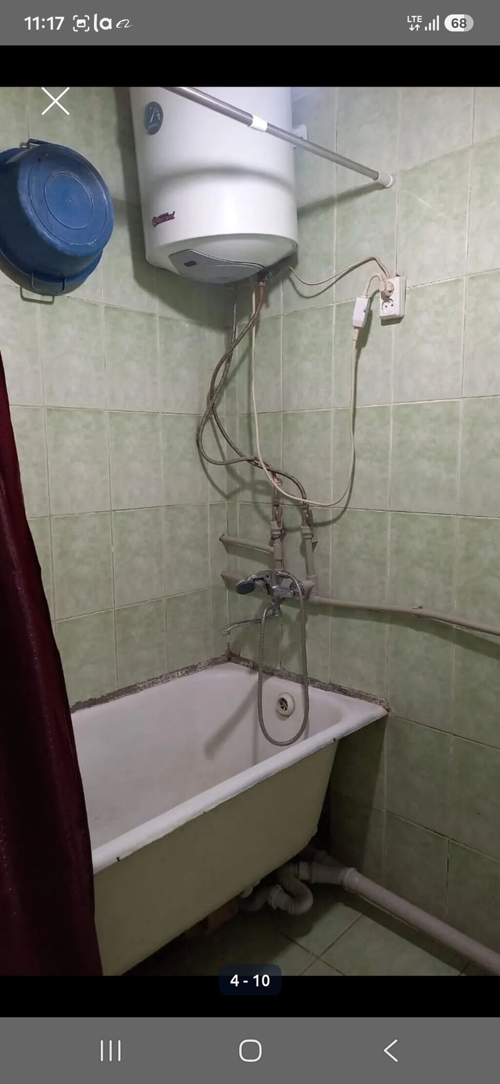1 комната, Манас-Ата мкр., Собственник, Семейным, от 1 года: фото 4