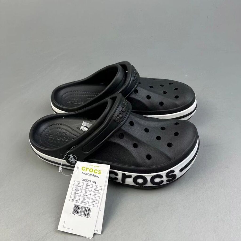 Сабо, 40, Crocs, Новый, цвет - Черный, Самовывоз: фото 2
