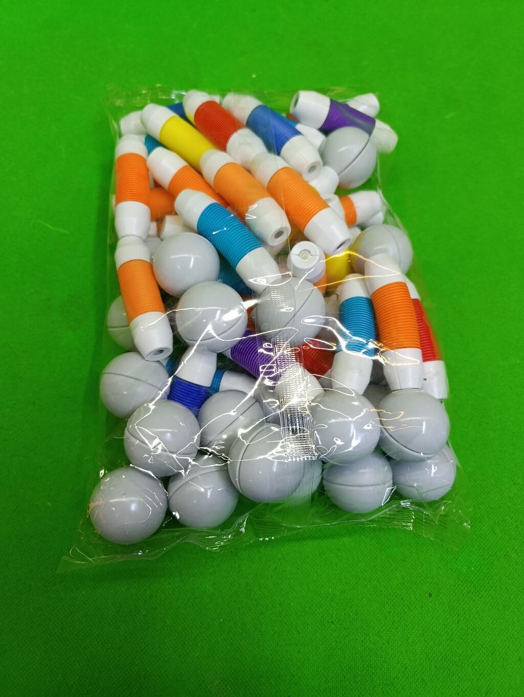 Магнитный конструктор с трубочками для развития детей Комплектация: фото 4