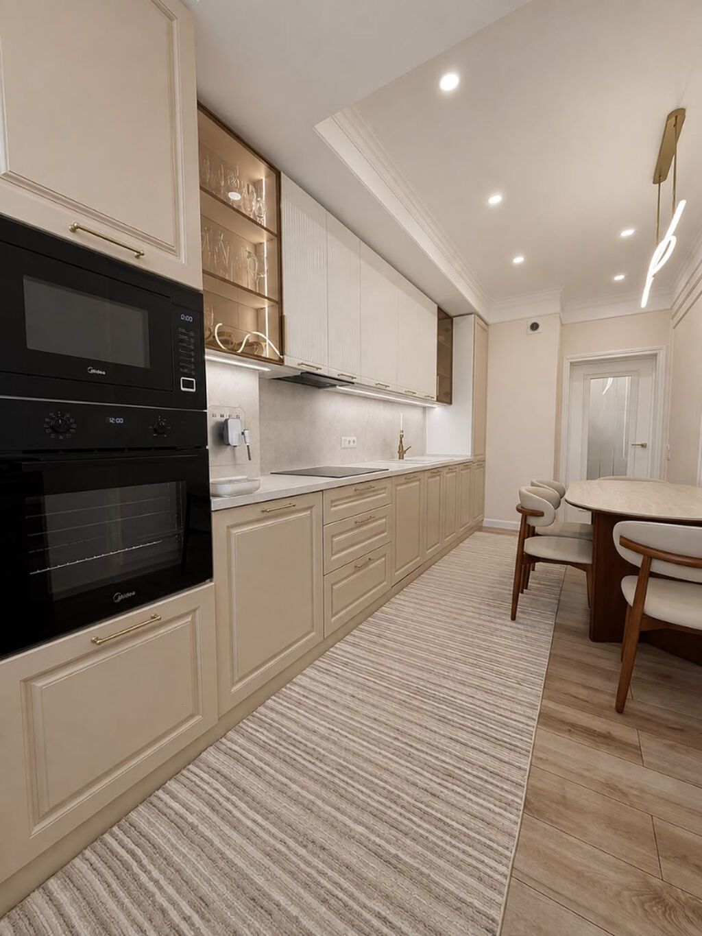 2 комнаты, 76 м², Космос Элитка, 4 этаж, Дизайнерский ремонт: фото 4