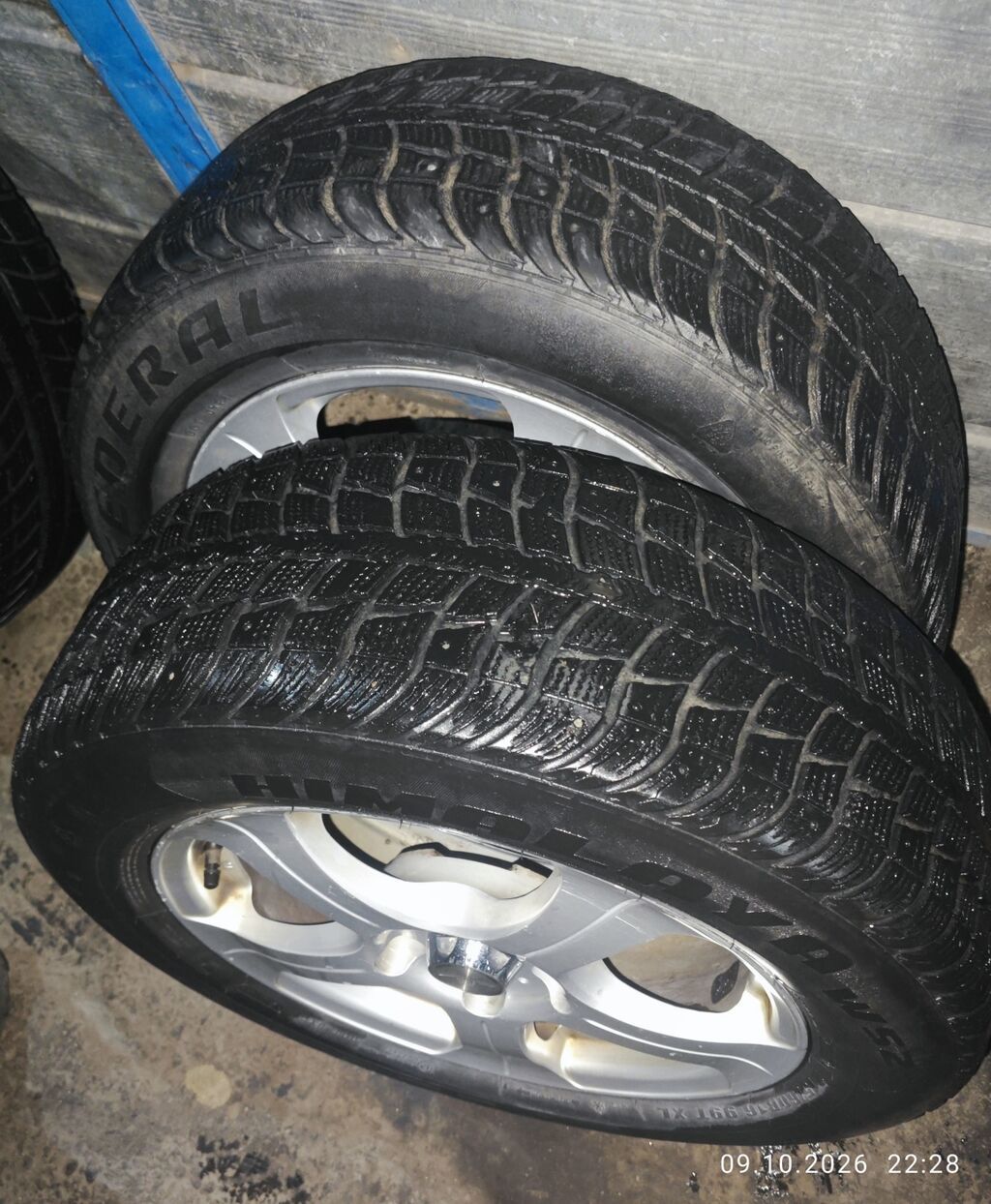 Колеса в сборе 215 / 60 / R 16, Всесезонная, Б/у, Комплект, Легковые, Литые, отверстий - 5: фото 6