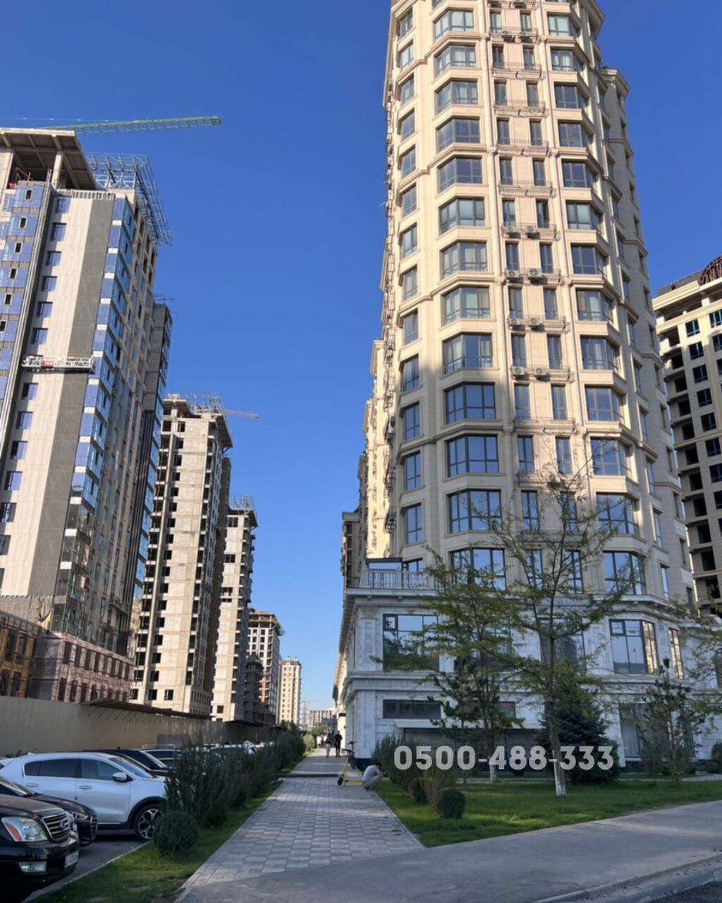 3 комнаты, 17 м², Асанбай мкр Элитка, 15 этаж, ПСО (под самоотделку): фото 5