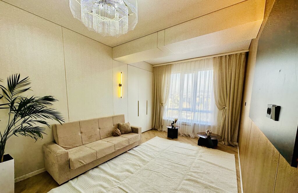 3 комнаты, 63 м², Аламедин-1 мкр Элитка, 12 этаж, Дизайнерский ремонт: фото 3