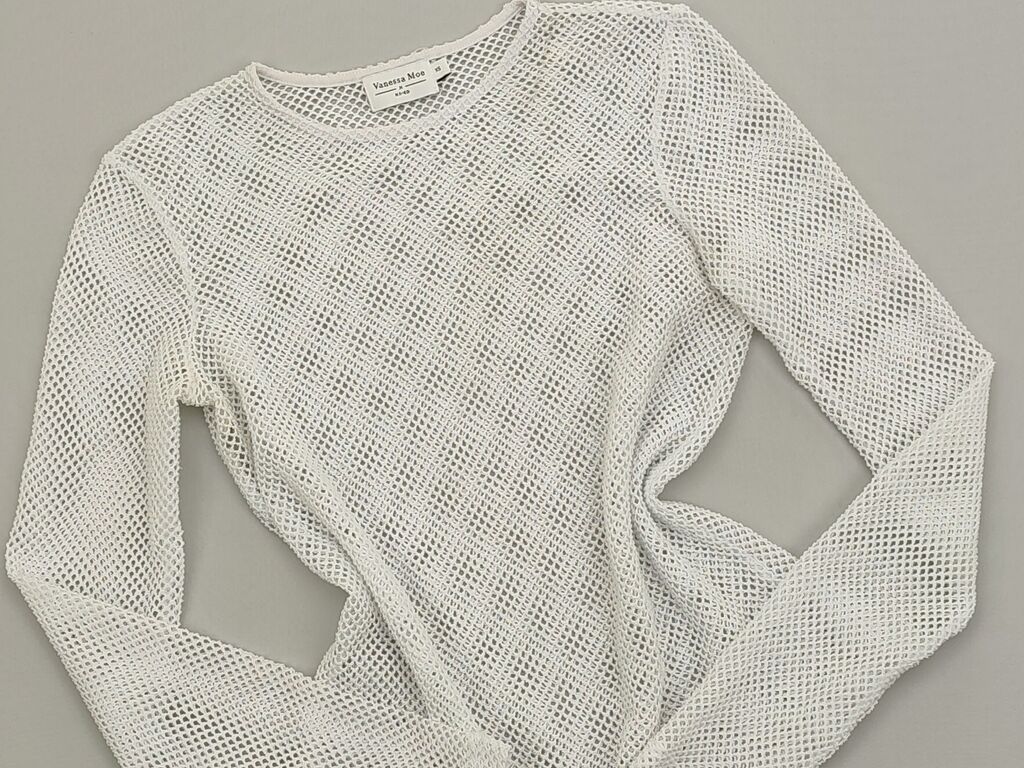 Bluzki: Bluza XS (EU 34), stan - Dobry, wzór - Jednolity kolor, kolor - Biały — 1