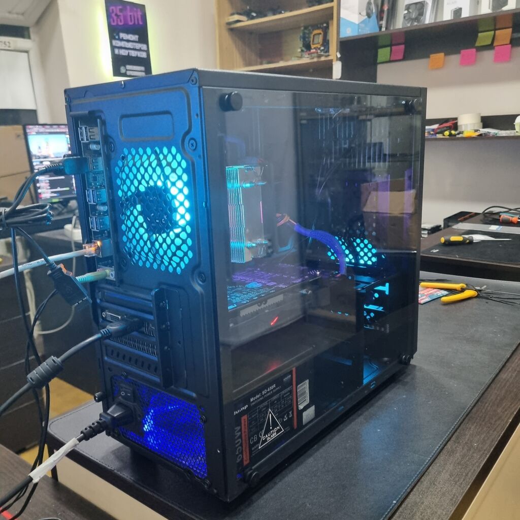 Корпус ПК, Б/у, DeepCool, Micro-ATX, цвет - Черный: фото 6