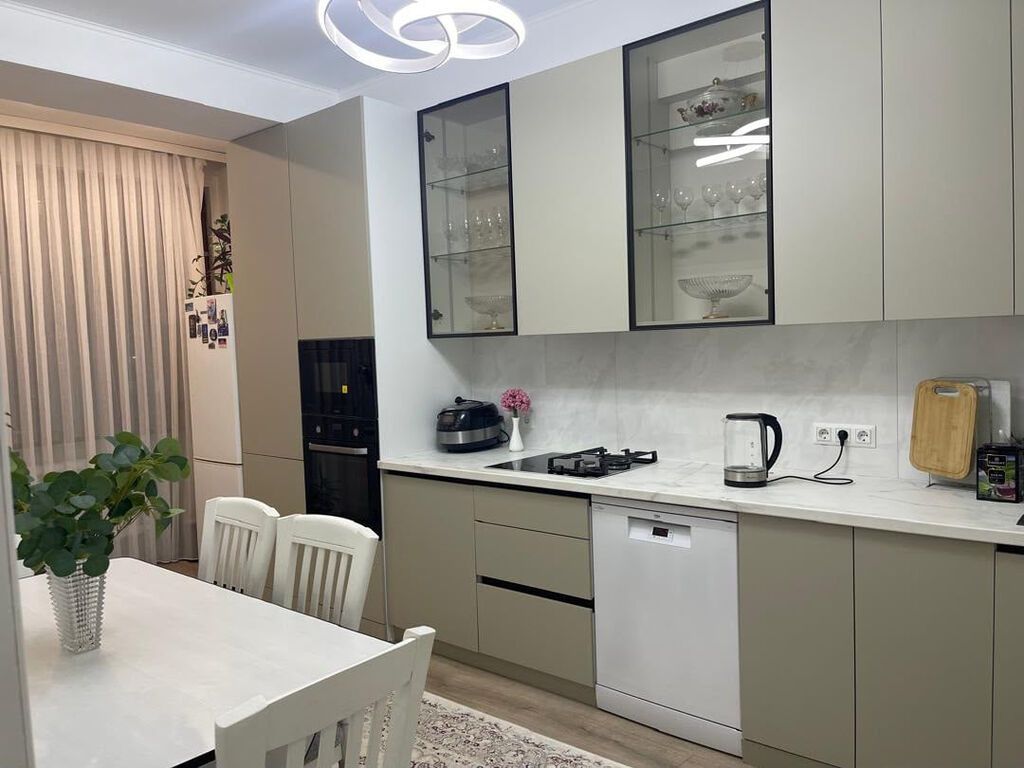 2 комнаты, 64 м², сквер Тоголок Молдо Элитка, 6 этаж, Евроремонт: фото 7
