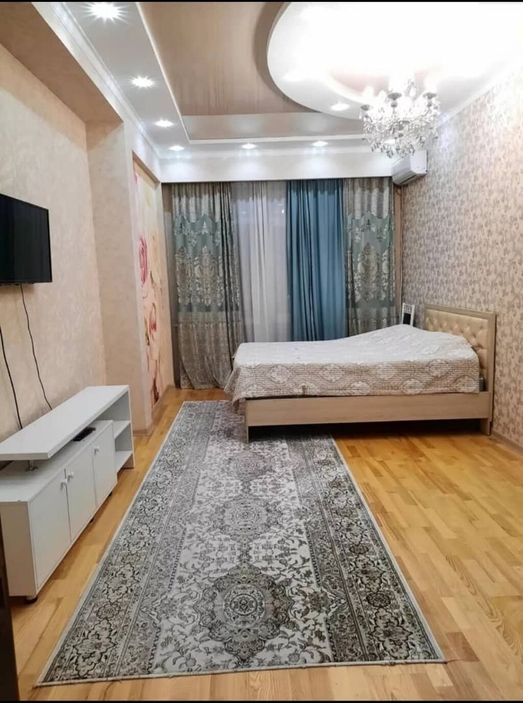 1 комната, 7 мкр Собственник, Семейным, от 1 года, С мебелью полностью: фото 1