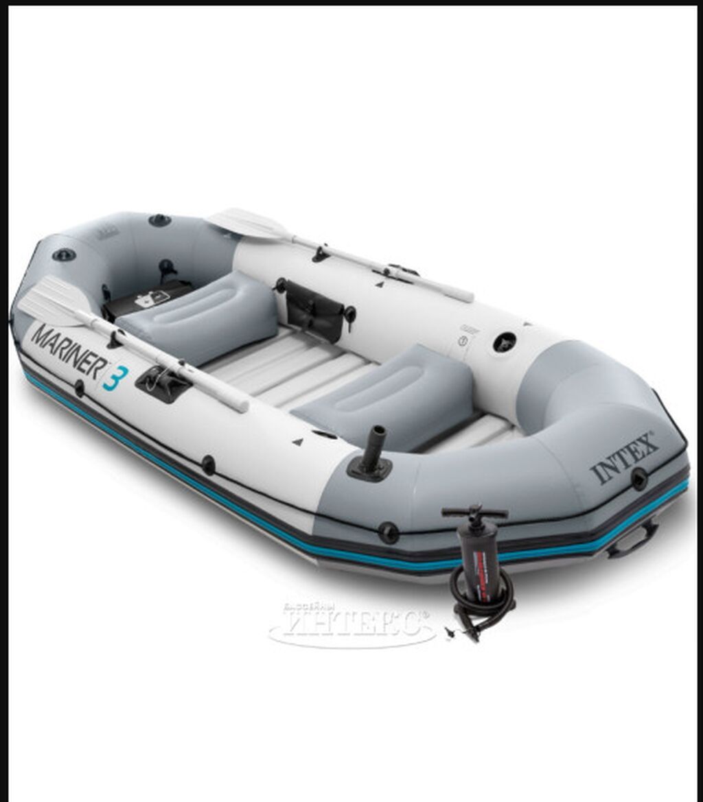 Надувная лодка Intex Mariner-3 Set (Маринер-3) ?46 см + насос и весла: фото 2