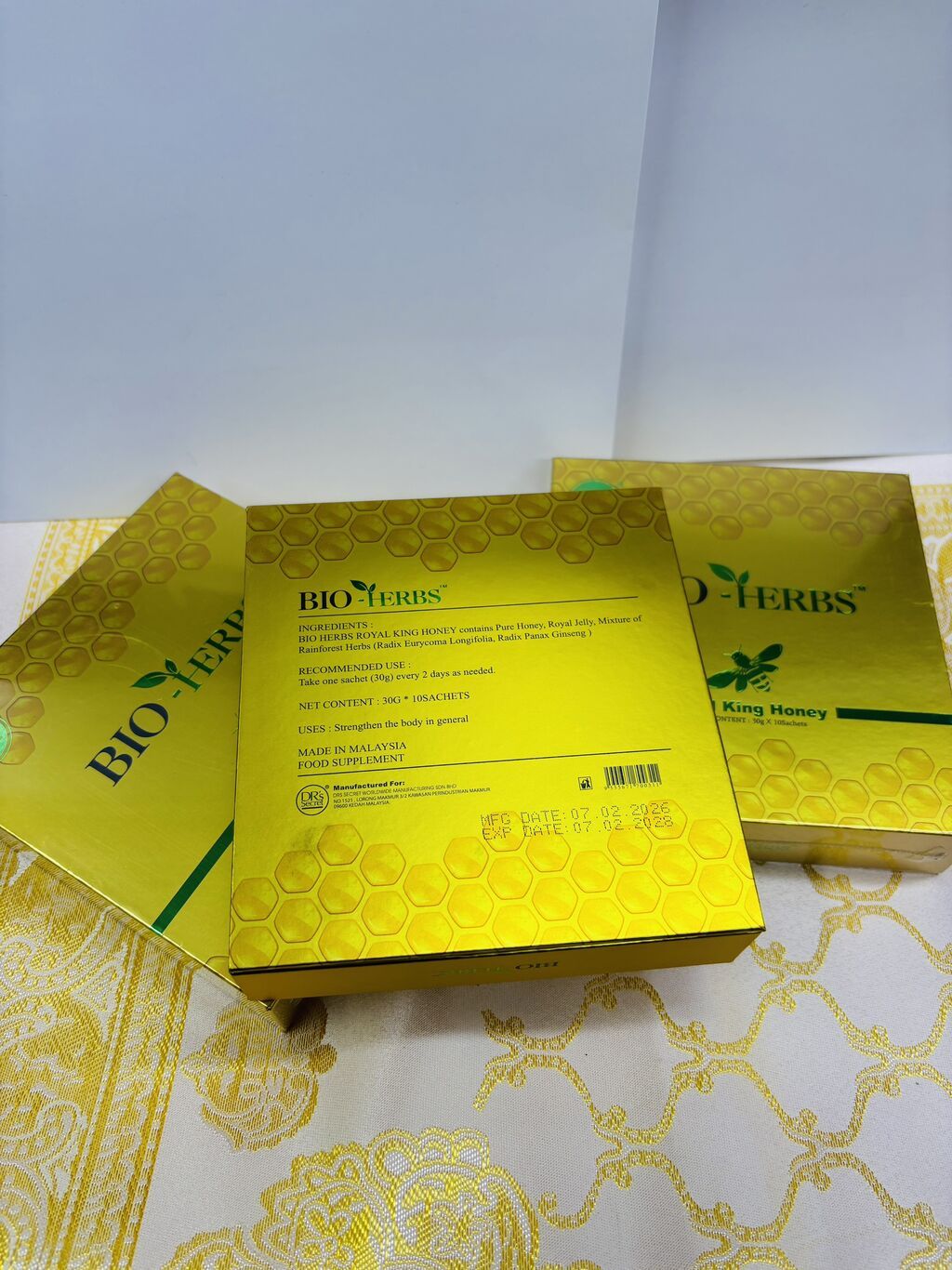 BIO-HERBS Royal King Honey — мед в одноразовых, (оригинал ) - Формат: фото 3