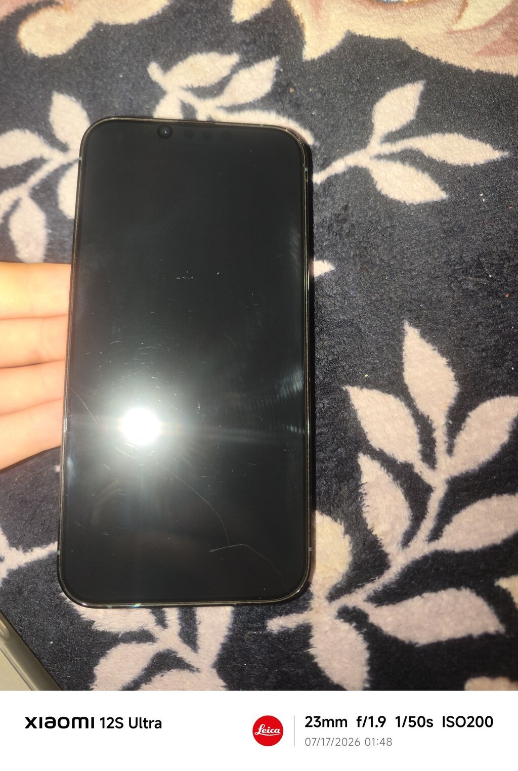 IPhone 13 Pro, Б/у, 256 ГБ, Alpine Green, Зарядное устройство, 75 %: фото 2