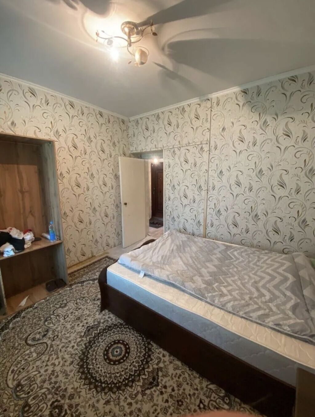 2 комнаты, 55 м², Аламедин-1 мкр 105 серия, 4 этаж, Косметический ремонт: фото 3