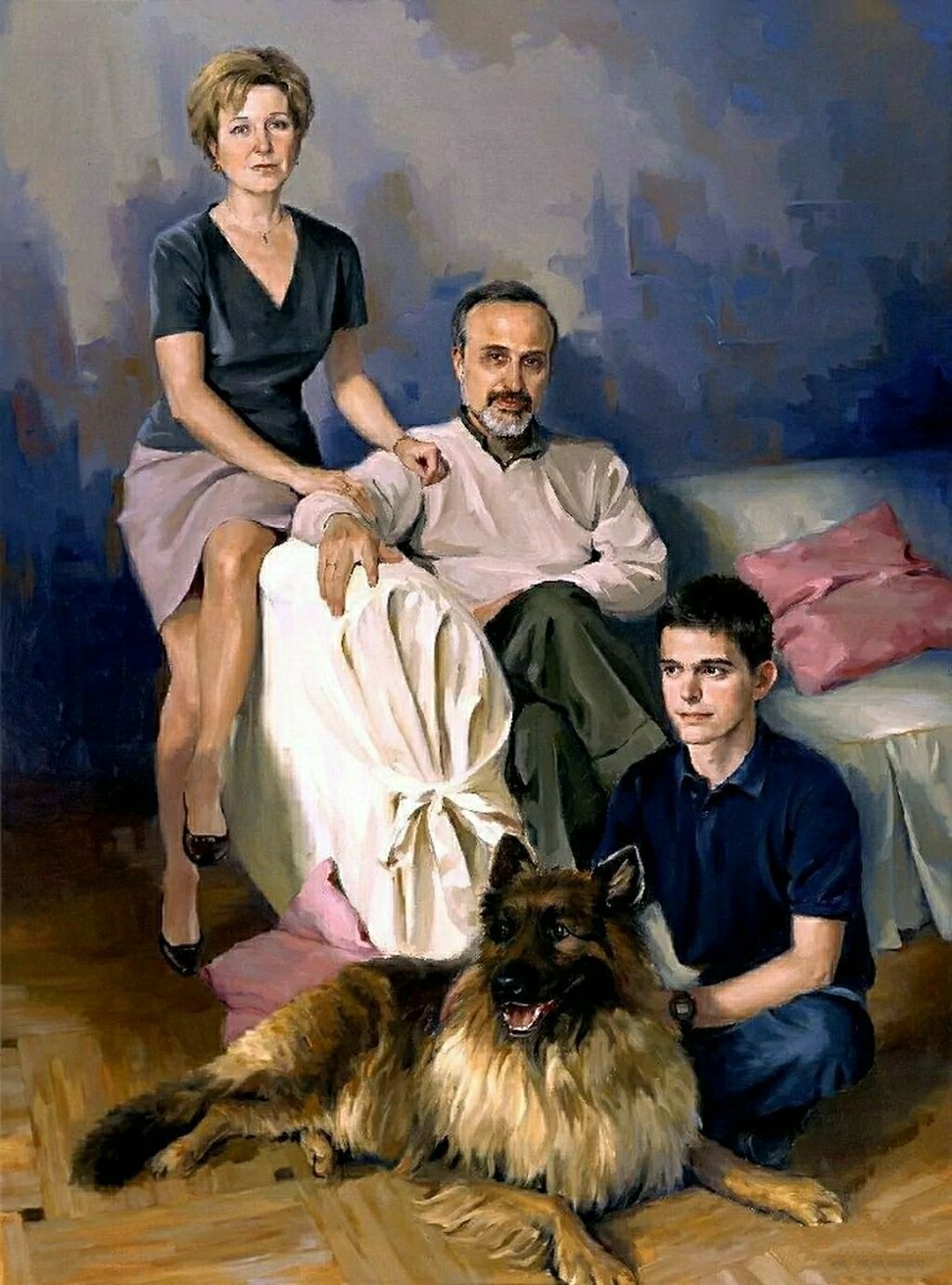 Рикардо Санз портреты семейные