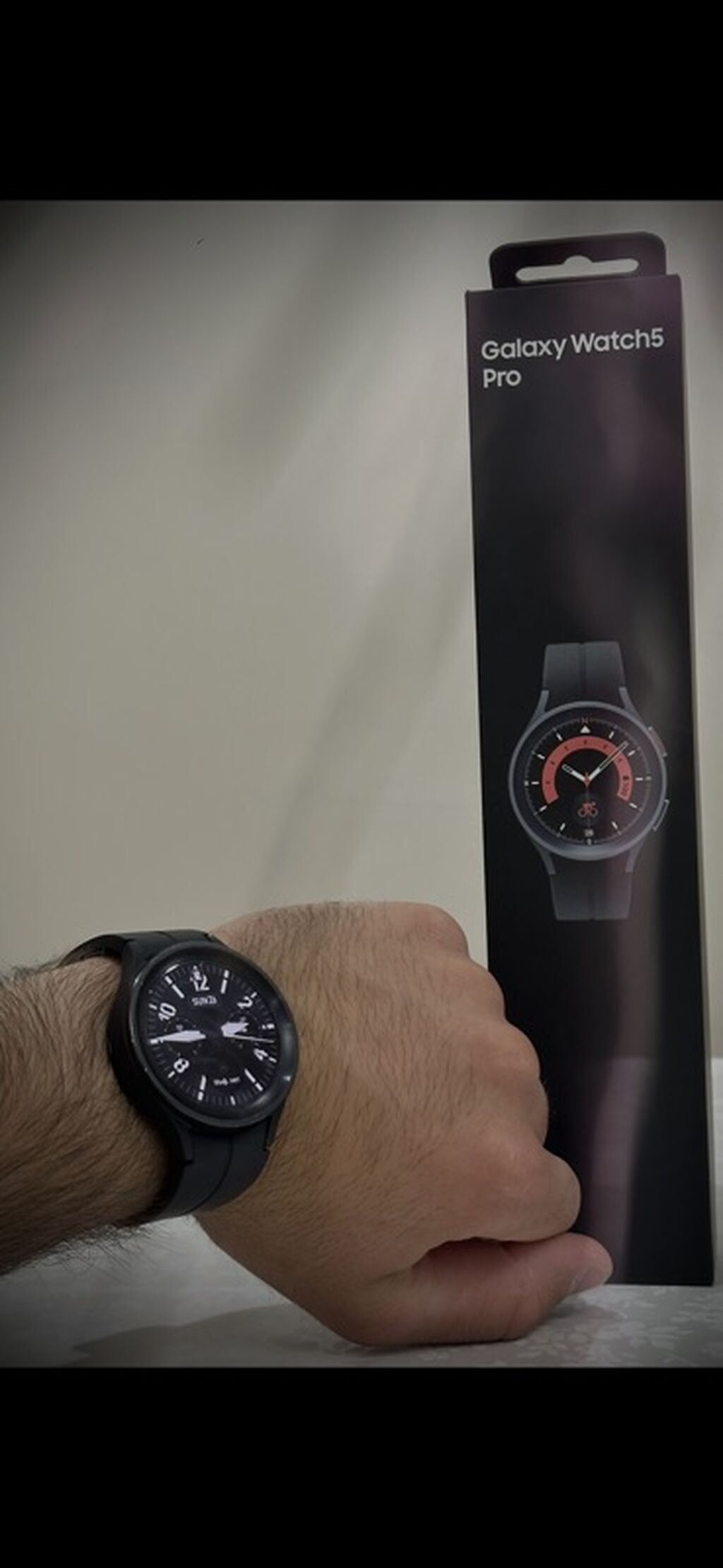 Спортивные Samsung Galaxy Watch5 Pro 45mm (черные) в хорошем: фото 4