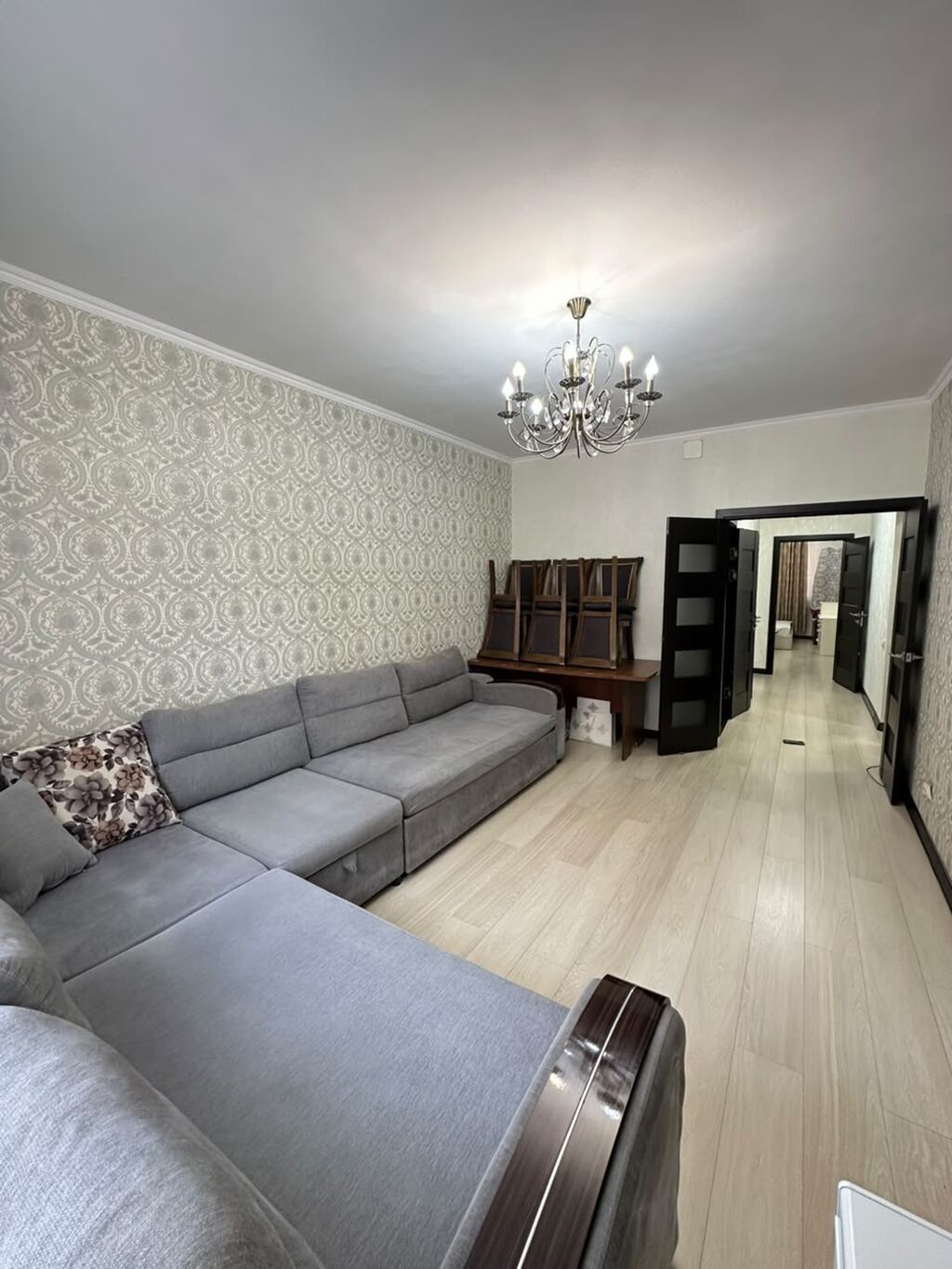 2 комнаты, 68 м², Тунгуч мкр Элитка, 4 этаж, Евроремонт: фото 2