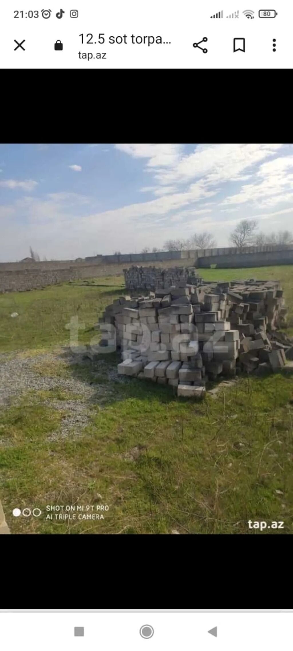 125 sot, Tikinti, Maklerlər narahat etməsin, Bələdiyyə