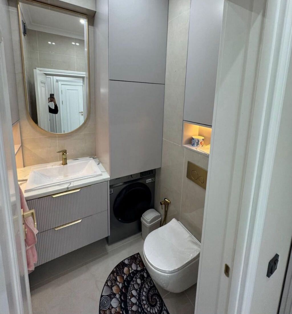 2 комнаты, 66 м², Ата-Тюрк парк Элитка, 2 этаж, Дизайнерский ремонт: фото 7