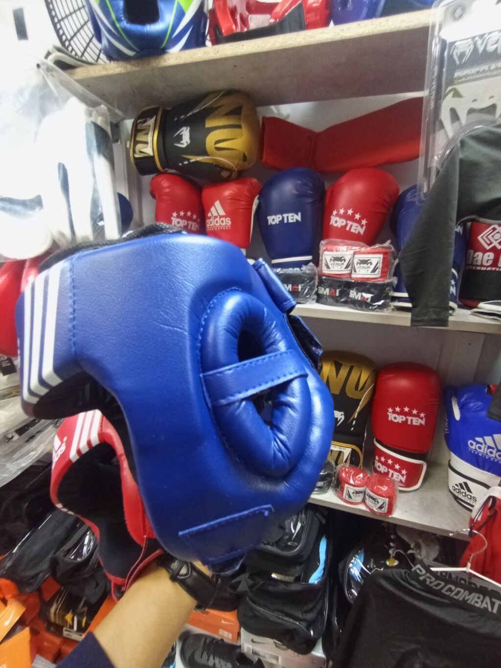 Шлем боксерский Adidas, боксерский шлем Мощный шлем для боксерев — фото 2